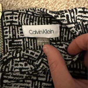 Calvin Klein Monochrome Geometric Design